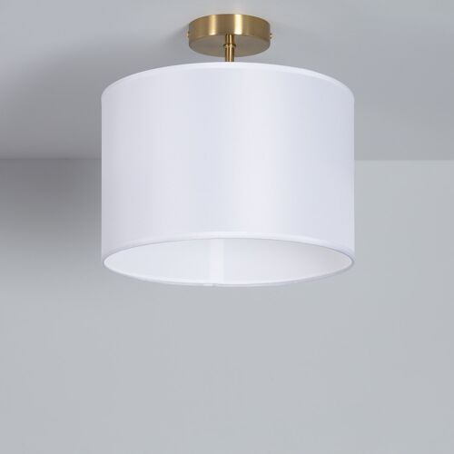 Lámpara De Techo Orientable Aluminio Oasis 2 Focos Blanco Blanco