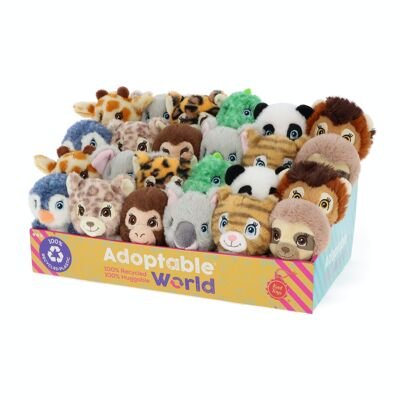 Easter gift idea - Assortment of 48 Mini Adoptable soft toys 10cm - KEELECO