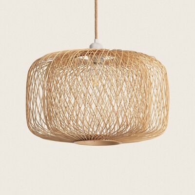 Ledkia Bamboo Dao Do Natural Textile Pendant Lamp