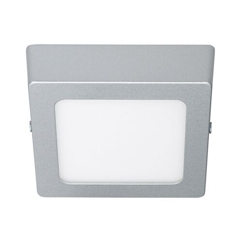 Ledkia Plafón LED 6W Cuadrado Aluminio 105x105 mm Slim CCT Seleccionable Galán SwitchDimm Gris