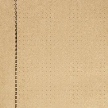 Recharge papier - SMALL Brown  Striped leather refill 1