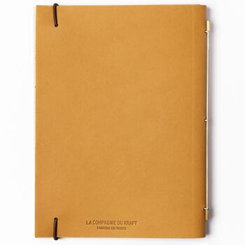 Agenda rechargeable - NOVUM ORGANUM LARGE Gold 4