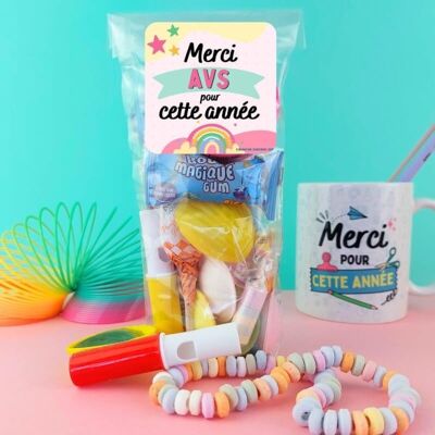 Sachet bonbon années 80 et 90 - Merci AVS