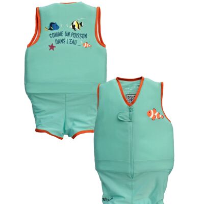 Maillot de bain flottant garçon : Petit poisson