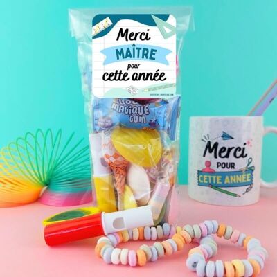 80s and 90s candy bag - Merci Maître