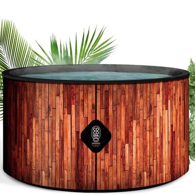 Spa gonflable COCO SPA - EXOTIK | 6 personnes| 180 cm de diamètre | Chauffant & massant