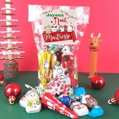 Bag of Christmas chocolates - Merry Christmas Mistress