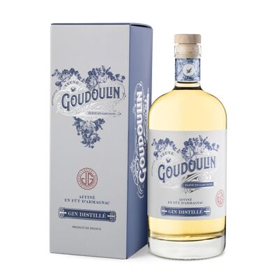 GIN DISTILLATO AFFINATO IN BARILE DI ARMAGNAC GOUDOULIN 43,2% VOL