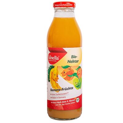 Succo biologico Kinella miscela di frutta alla banana 500ml