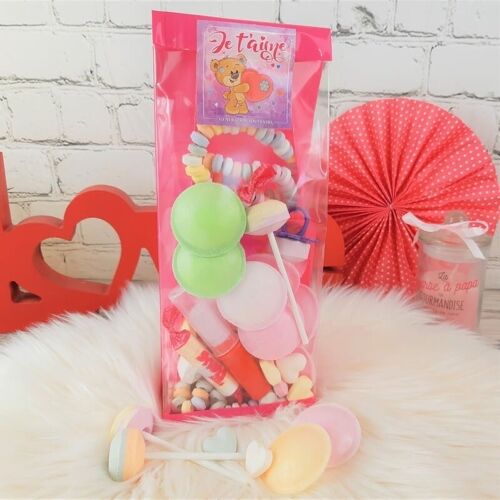 Sachet de friandises - Amour et gourmandises