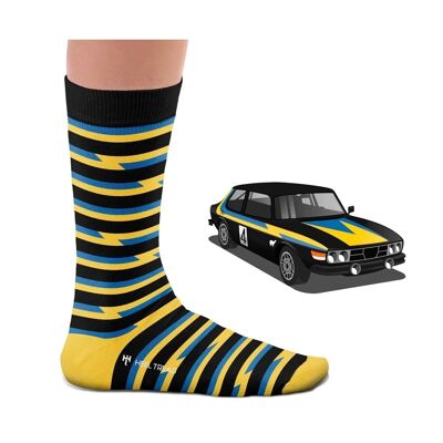 Chaussettes Ghana Striped Replica Homme, yellow