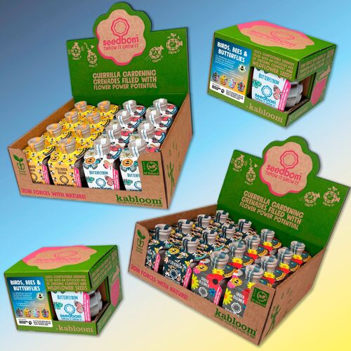 Birds, Bees & Butterflies Seedbom Trade Bundle (Save 5%)