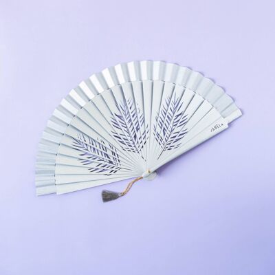 Silver Palm Fan