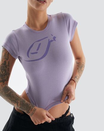 Cloud 9 - T-shirt court pour bébé avec graphique en violet 1