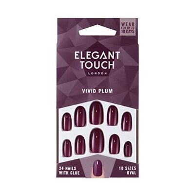Elegant Touch - Faux ongles Vivid Plum