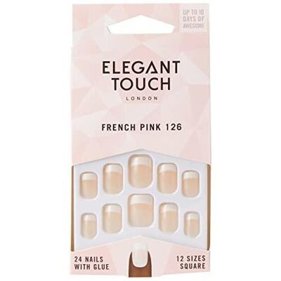 Elegant Touch - Uñas Francesas Uñas Postizas 126