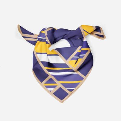 Purple square scarf Cit v1