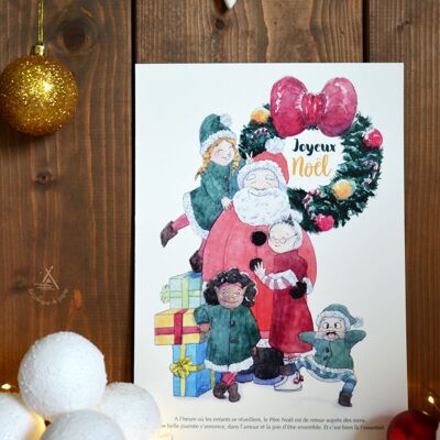 Affiche A4 : La famille Noël