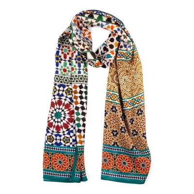 Andalus Dajla print scarf