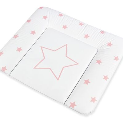 Changing mat 'Comfort', foil, design 'Stars', pink
