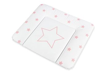 Matelas à langer 'Comfort', feuille, design 'Stars', rose 1