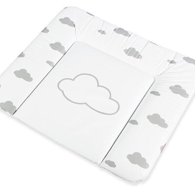 Changing pad 'Comfort', foil, design 'Clouds', grey