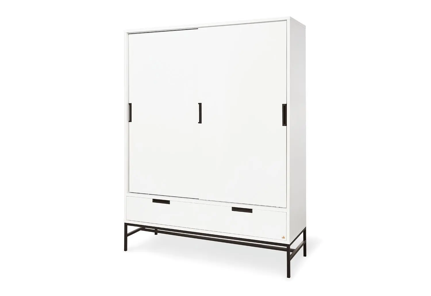 Armoire Natura Pinolino 142174 - Hêtre Massif Huilé - 3 Portes - 182x141cm - Garantie 10 Ans