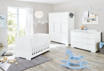 Chambre d'enfant 'Polar' extra large, avec étagère murale 1