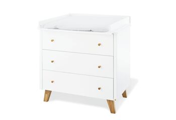 Chambre d'enfant 2 pièces 'Hilda & Pan' large, blanc, étagère murale incl. 5