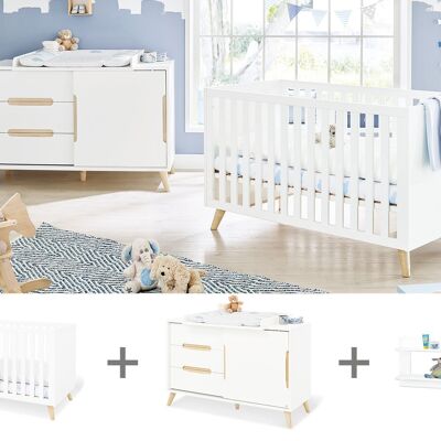 Children's room 2-piece 'Move' extra wide, incl. wall shelf