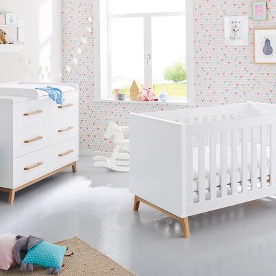 Children's room 2-piece 'Riva' extra wide, incl. wall shelf