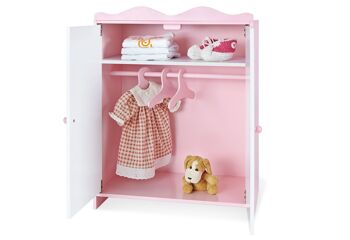 Armoire de poupée 'Jasmin', rose 4