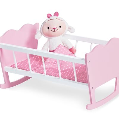 Doll cradle 'Jasmin' complete, 4 pcs.