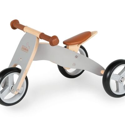 Mini tricycle 'Charlie', grey/nature
