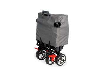 Chariot pliable 'AddPlus' avec frein, gris chiné 4