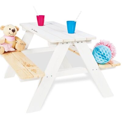 Set seggiolino per bambini 'Nicki for 4', bianco