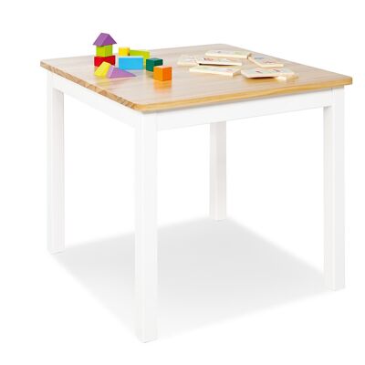 Children's table 'Fenna', white/natural