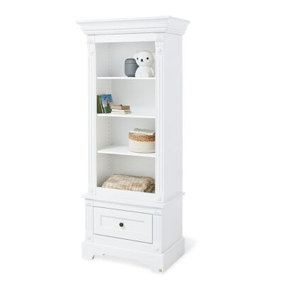 'Emilia' free-standing shelf, white