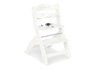 Chaise d'escalier 'Thilo', laqué blanc 2
