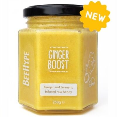 Ginger Boost - Miel cruda con jengibre y cúrcuma