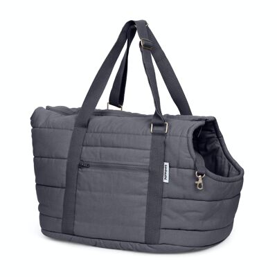 Sac de transport pour chien RIO Gris chaud S