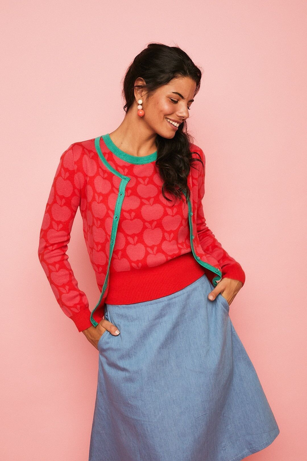 GIACCA ZETA ROSSO MELA