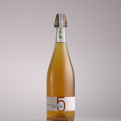 Sidra ecológica y sin sulfitos Extra-brut (75cl)