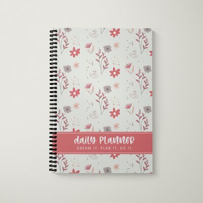 Daily Planner A5 Bright Floral