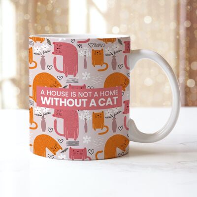 Taza Cerámica Gato Loco