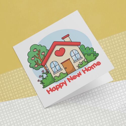 Greeting Card Happy House New Home