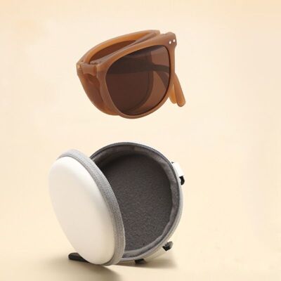 Unisex faltbare polarisierte Sonnenbrille mit UV-Schutz
