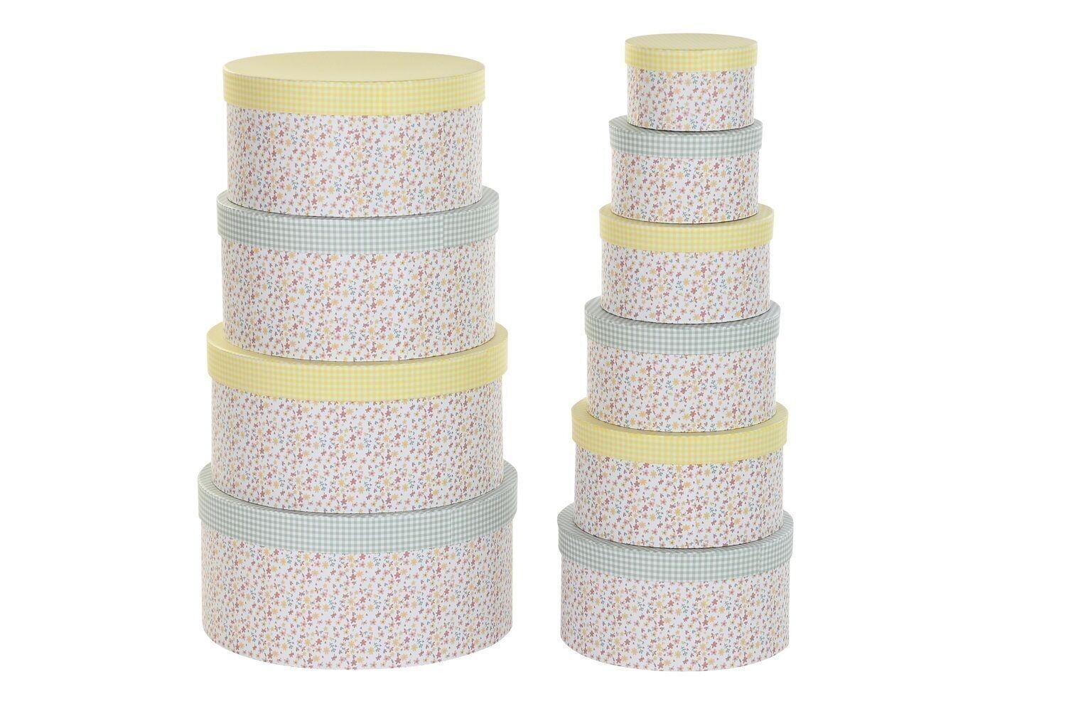 BOX SET 10 CARTONE 37,5X37,5X18 TONDO VERDE CG196227