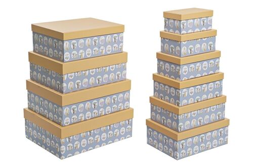 CAJA SET 10 CARTON 43,5X33,5X15,5 AZUL CG200407