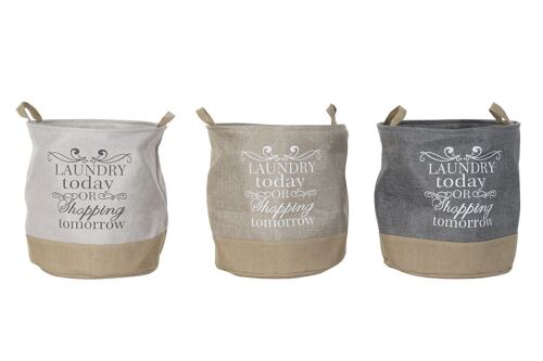CESTA POLIESTER 39X39X41 LAUNDRY TODAY 3 SURT. DC185573